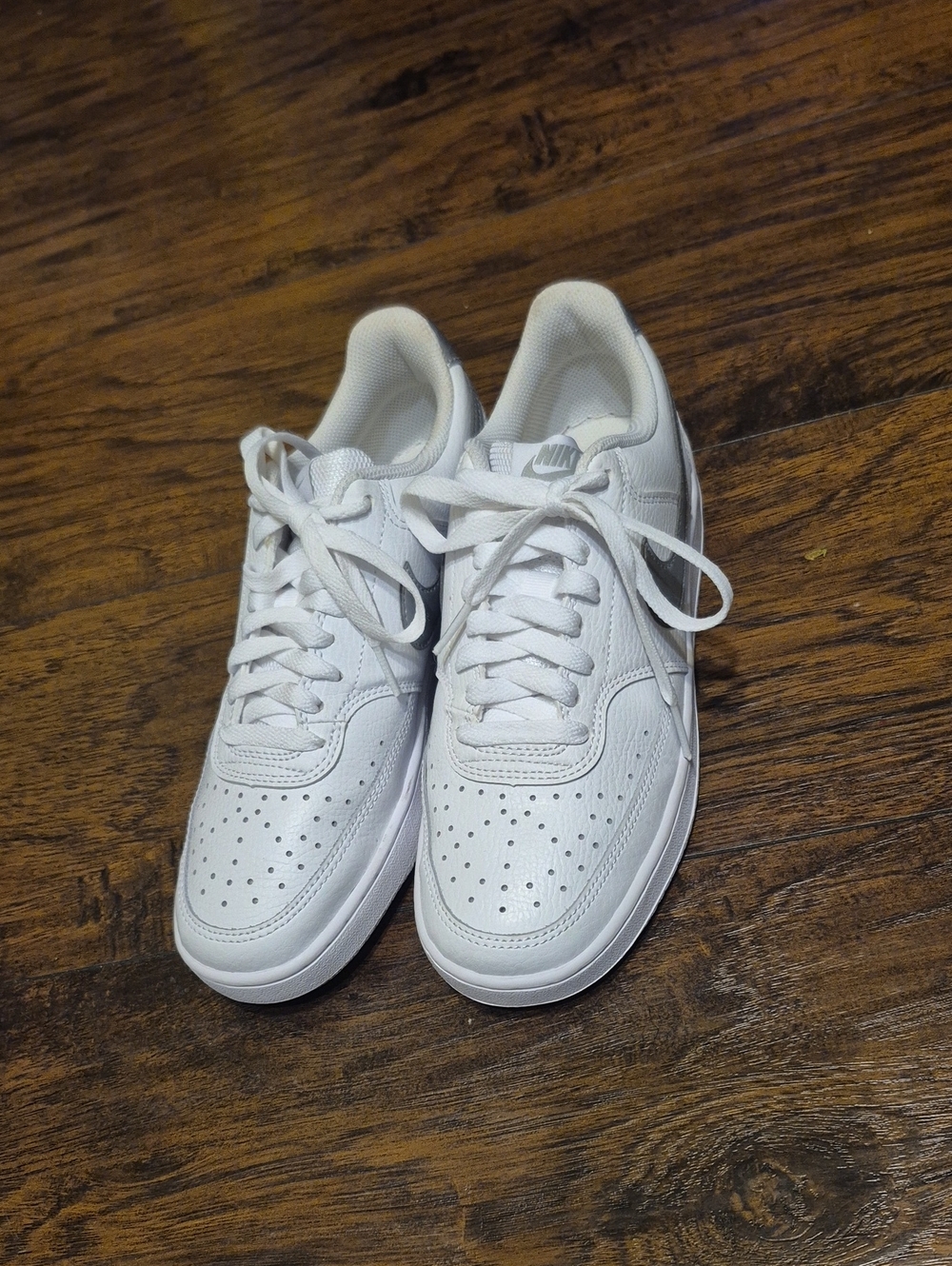 Nike Women's White Leather Sneakers